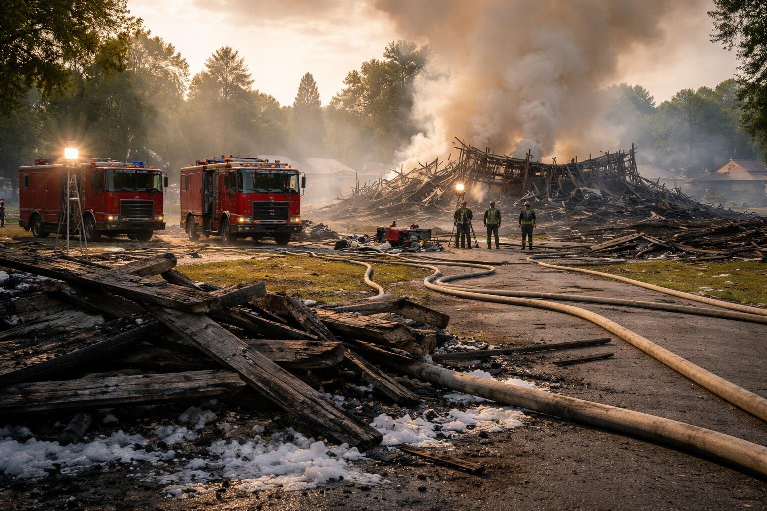 Incendiu major la Tiki Village din Iași: ce relevă ancheta despre focul provocat de copii