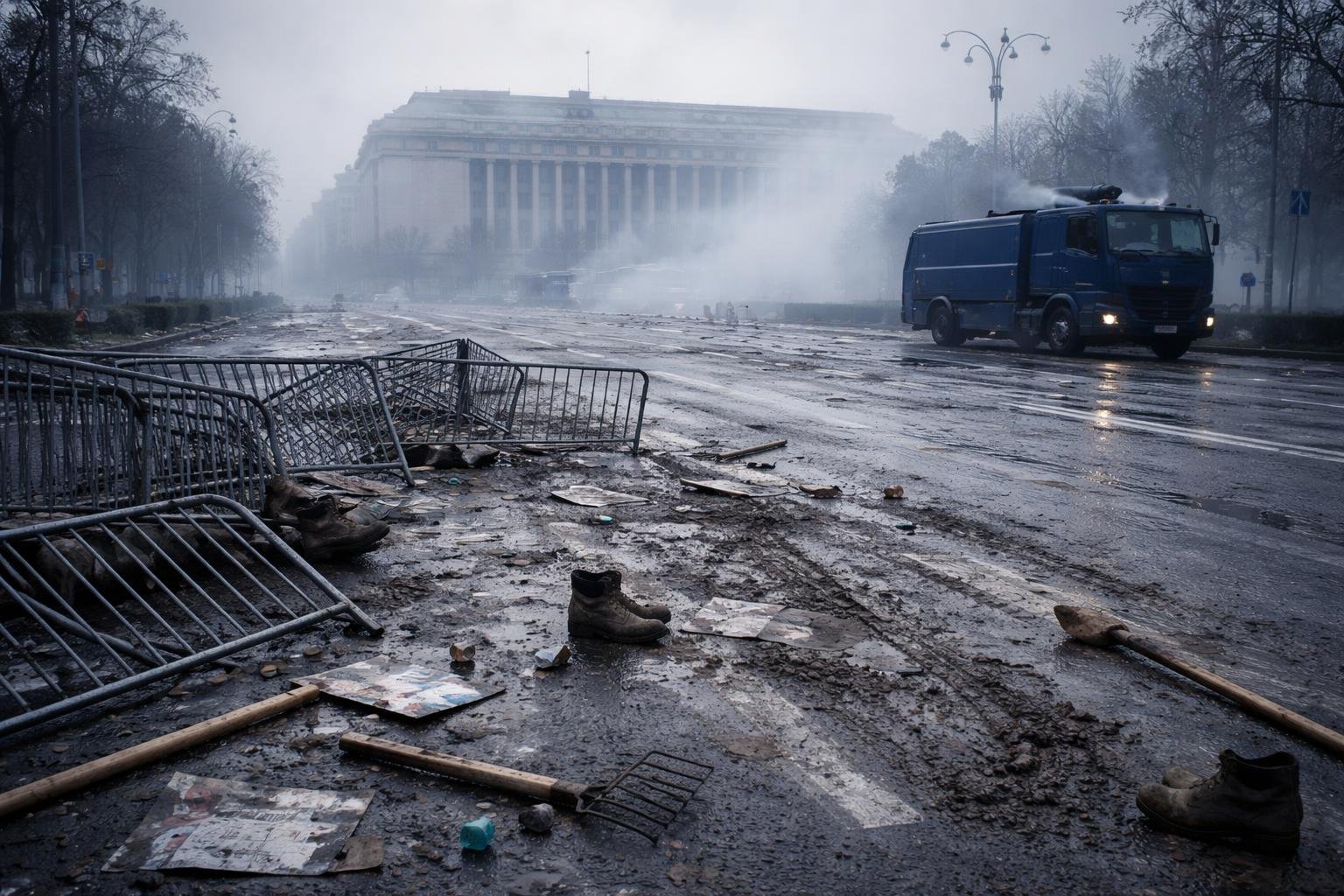 Violențe la protestul fermierilor din Piața Victoriei: intervenția jandarmeriei și atacuri asupra jurnaliștilor